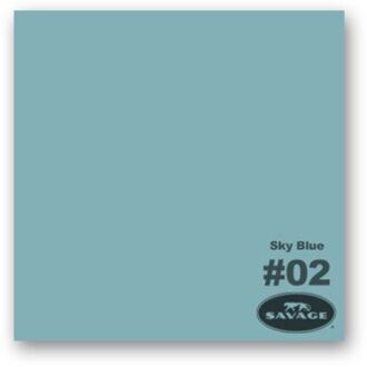 Savage Achtergrondrol 1,38 x 11 - Sky Blue (nr 02) Lichtblauw