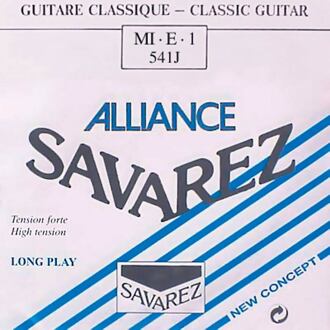 Savarez 541-J E-1-snaar E-1-snaar, clear KF composite fiber, sluit aan bij 540-J set, hard tension