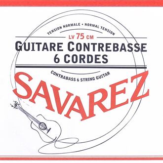 Savarez 650-R snarenset klassiek voor lage octaaf snarenset klassiek voor lage octaaf, silverplated wound, scale 75 cm, normal tension