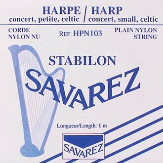 Savarez HPN-103 harpsnaar harpsnaar, rectified nylon, 1,03mm, lengte: 1 meter