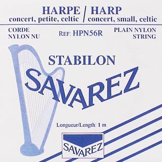 Savarez HPN-56-R harpsnaar harpsnaar, rectified nylon, 0,56mm, lengte: 1 meter, rood