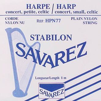 Savarez HPN-77 harpsnaar harpsnaar, rectified nylon, 0,77mm, lengte: 1 meter