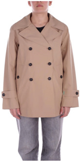 Save The Duck Coats Save The Duck , Beige , Dames - L