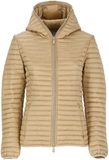 Save The Duck Down Jackets Save The Duck , Beige , Dames - 2Xl,Xl,L,M,Xs