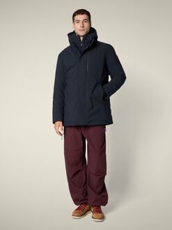 Save The Duck Jas Sesle Hood Navy Donkerblauw - L,XL,XXL