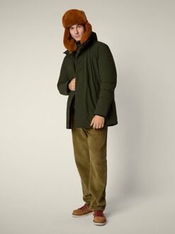 Save The Duck Jas Sesle Hood Olive Donkergroen - L,M,XL,XXL