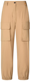 Save The Duck Tapered Trousers Save The Duck , Beige , Dames - 2Xl,Xl,L,M,S,Xs