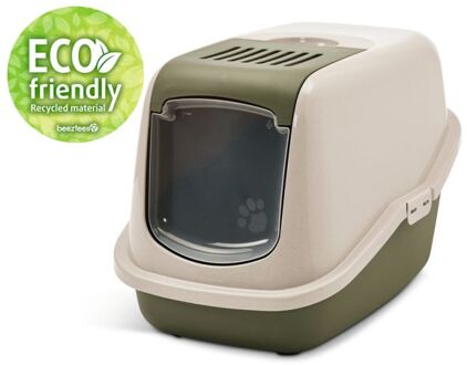 Savic Nestor Happy Planet - Kattenbak - 56x39x39 cm - Groen
