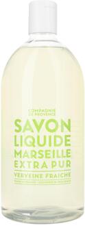 Savon de Marseille vloeibare handzeep Extra Pur Verveine Fraîche 1 liter navulling