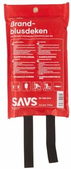 SAVS® Blusdeken 1,2 m x 1,8 m Rood