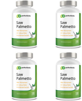 Saw Palmetto (zaagbladpalm) Capsules 4-pack - 400 Capsules - PerfectBody.nl