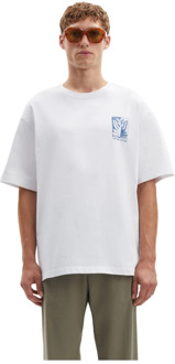 Sawind Uni T-shirt Samsøe Samsøe , White , Heren - XL