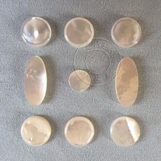 Saxofoon key knoppen real parelmoer inlays toetsen wit shell