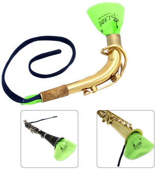Saxofoon Onderhoud Reiniging Care Set Voor Sax Klarinet Fluit Inclusief Mondstuk Borstel Schoonmaakdoekje Duim Pad Reed Case