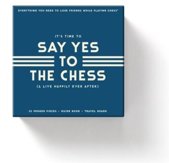 Say Yes To The Chess Game Set - Galison
