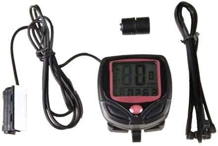 SB-318Wired Cyclus Fiets Digitale Lcd Display Computer Snelheidsmeter Kilometerteller Stopwatch Display Code Tafel