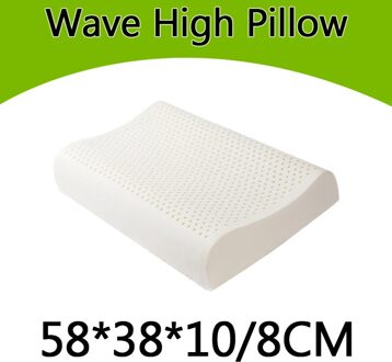 Sb Orthopedische Natuurlijke Latex Kussen Bed Slapen Ergonomische Zachte Cervicale Nek Beschermen Massage Kussens groot golf reeks