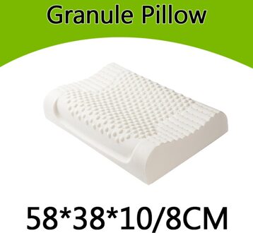 Sb Orthopedische Natuurlijke Latex Kussen Bed Slapen Ergonomische Zachte Cervicale Nek Beschermen Massage Kussens groot Granule reeks