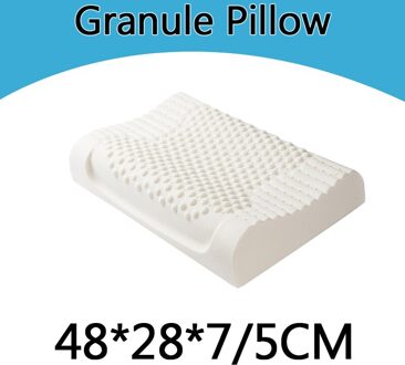 Sb Orthopedische Natuurlijke Latex Kussen Bed Slapen Ergonomische Zachte Cervicale Nek Beschermen Massage Kussens klein Granule reeks