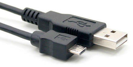SB0008 USB-kabel 5 m USB 2.0 USB A Micro-USB B Zwart