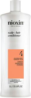 Scalp and Hair Thickening System 4 Conditioner for Coloured Dry and Damaged Hair with Progressed Thinning 1L