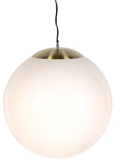 Scandinavische hanglamp opaal glas 50 cm - Ball 50 Wit