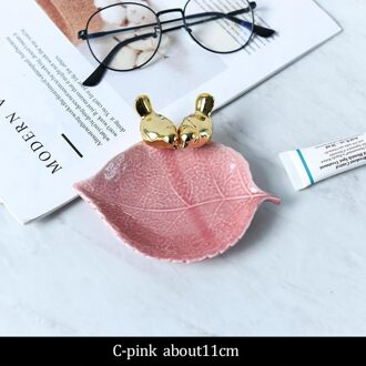 Scandinavische Stijl Keramische Bowls Accessoires Snack Snoep Creatieve Opbergvak Ornamenten Bruiloft Decoratie Ambachten Dressoir Ring Plaat LDPHS123-5