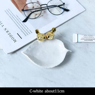 Scandinavische Stijl Keramische Bowls Accessoires Snack Snoep Creatieve Opbergvak Ornamenten Bruiloft Decoratie Ambachten Dressoir Ring Plaat LDPHS123-6