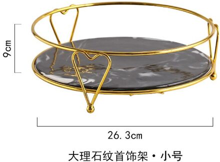 Scandinavische Stijl Keramische Opslag Lade Goud Houder Sieraden Display Plaat Goud Ketting Ring Oorbellen Display Tray Decoratie Organiseren klein hart houder