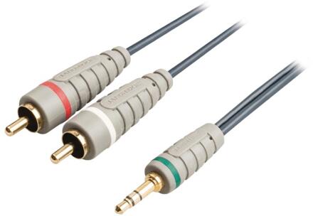 Scanpart 3,5 mm naar RCA Kabel 1 Meter