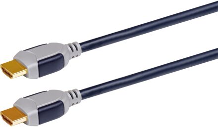 Scanpart High Speed HDMI kabel met Ethernet 2.0m HDMI kabel Zwart