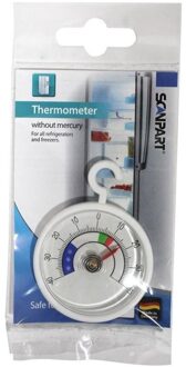 Scanpart koelkast & diepvries thermometer rond Koelkast accessoire Wit
