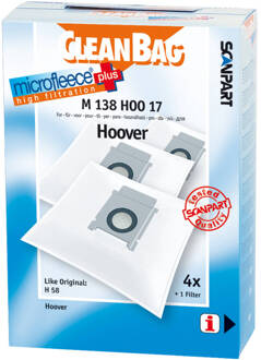 Scanpart M138hoo17 Microfleese Stofzak Hoover Sprint Micro En