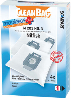 Scanpart M201nil3 Microfleese Stofzak Nilfisk King Micro En