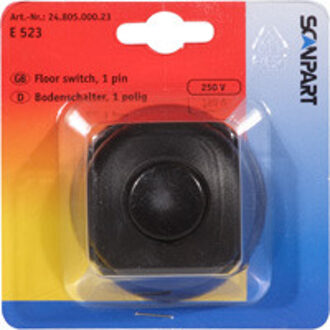 Scanpart Snoerschakelaar Zwart