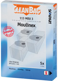 Scanpart stofzuigerzak papier (doos) 5st.