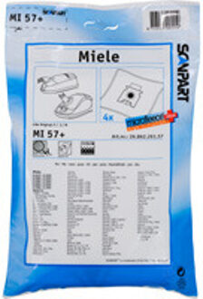 Scanpart Stofzuigerzakken Mi57+ 4 Stuks