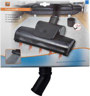Scanpart turboborstel 32+35mm Borstel Zwart