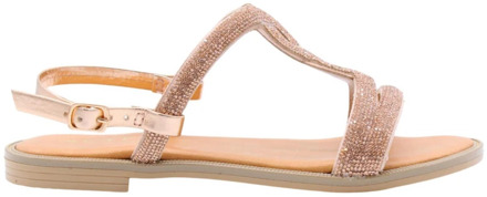 Scapa Platte sandalen voor vrouwen Scapa , Pink , Dames - 40 Eu,39 Eu,38 Eu,37 EU