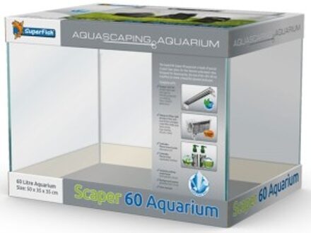 Scaper 60 - Aquaria - 50x35x35 cm 60 l Transparant
