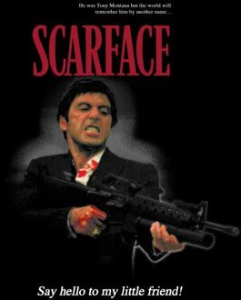 Scarface Get The Money Get The Power Unisex T-Shirt - Black - 5XL - Zwart