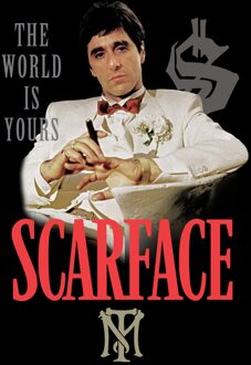 Scarface The World Is Yours Unisex T-Shirt - Black - 3XL - Zwart