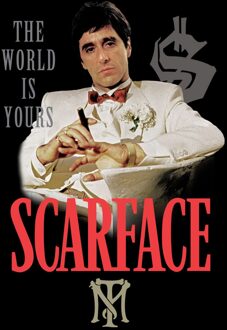 Scarface The World Is Yours Unisex T-Shirt - Black - 3XL - Zwart