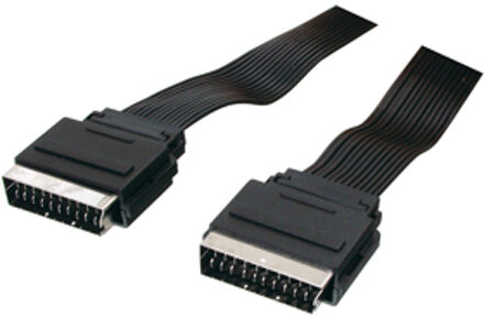 SCART 22 SCART-kabel 1,5 m SCART (21-pin) Zwart