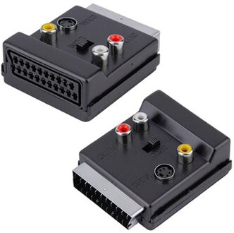 Scart Adapter Tussenliggende Mannelijke/Vrouwelijke/Üstden Rcali Swİchlİ