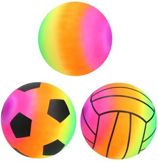 Scatch Bal Regenboog PVC 23cm verschillende