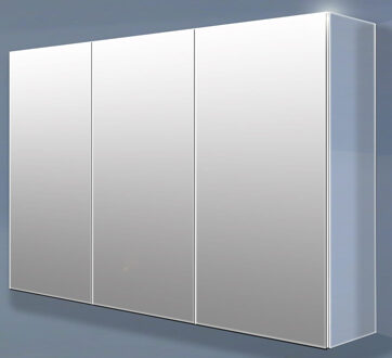 Scatha spiegelkast met 3 deuren 120cm grijs