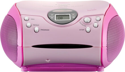 SCD-24 MP3 Radio/CD-speler - Roze