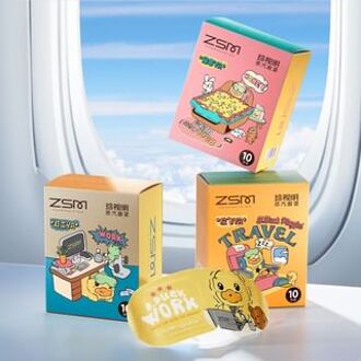 Scene-Customized Steam Eye Mask B.Duck Limited Edition - 3 Types When I Travel - 10pcs