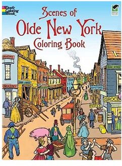 Scenes of Olde New York Coloring Book